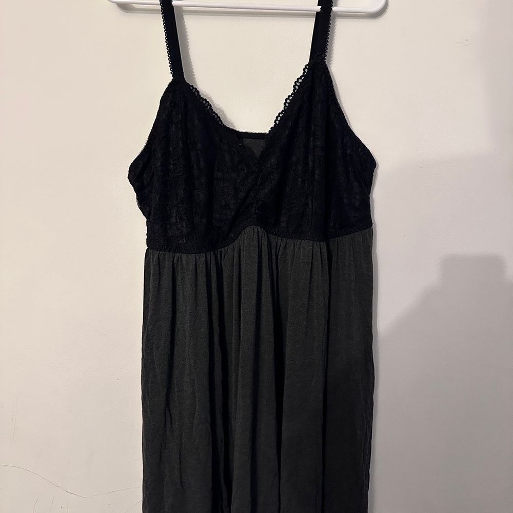 Torrid Black Lace Nightgown lingerie pajamas